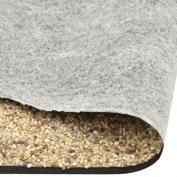 vidaXL Stone Liner Natural sand Nonwoven PP fleece 39.4 x 23.6 in