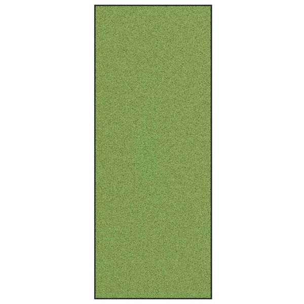 vidaXL Doormat Other Green and Black 47.2" x 118.1" Polyamide and PVC
