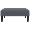 vidaXL Sofa Bed Dark Grey Velvet (100% polyester), wood, plastic 2-Seater