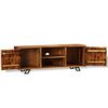vidaXL TV Cabinet Brown Solid Acacia Wood Medium TV Cabinet