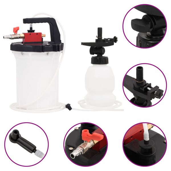 vidaXL Brake Bleeder White and Black 0.8 gal