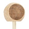 vidaXL Cat Tree Natural Seagrass, Soft plush, Sisal rope Large Cat Tree