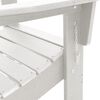 vidaXL Folding Adirondack Chair White 74.5 x 80.5 x 90cm HDPE