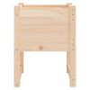 vidaXL Planter Natural Pine Solid Pine Wood Medium Decorative Inlays