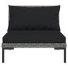vidaXL Garden Lounge Set Dark grey