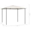 vidaXL Gazebo Cream Steel 9.8x9.8ft Durable Gazebo Square Modern