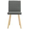 vidaXL Dining Chair Set of 2 Dark Grey