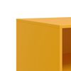 vidaXL TV Cabinet Set of 2 Mustard yellow Cold-rolled steel