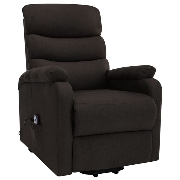 vidaXL Stand Up Massage Chair Dark Brown