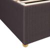 vidaXL Bed Frame with Mattress Dark brown 55.1" x 78.7" fabric