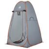 vidaXL Privacy Tent Gray and Orange Pop-up Waterproof