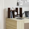 vidaXL Desk Organiser Brown Oak 13.6x6.1x14.0" Engineered wood