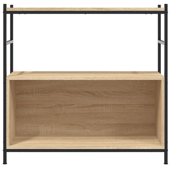 vidaXL Bookshelf Sonoma oak Engineered wood Medium Bookshelf