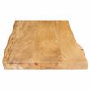 vidaXL Table Top 31.5"x15.7"x1.5" Live Edge Solid Wood Mango
