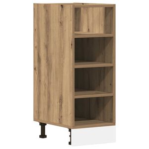 vidaXL Bottom Cabinet Artisan oak Engineered wood Compact