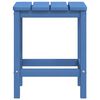 vidaXL Garden Chair Aqua Blue HDPE Medium Detachable Adirondack Chair