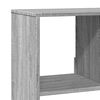 vidaXL Bookcase Grey Sonoma Engineered Wood Medium Bookcase