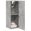 vidaXL Bathroom Hanging Cabinet Concrete grey Engineered wood Medium