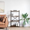 vidaXL Bookshelf Smoked Oak 40 x 30 x 85 cm Engineered Wood