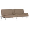 vidaXL Sofa Bed Cappuccino