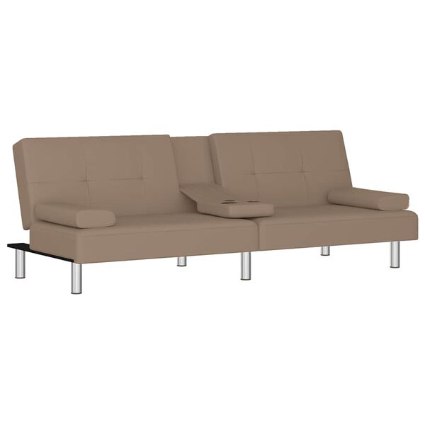 vidaXL Sofa Bed Cappuccino