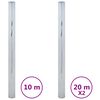 vidaXL Solar Film Set of 3 Silver PVC Large UV-resistant materials