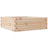 vidaXL Garden Planter Natural Wood Solid Pine Wood Medium Garden Planter