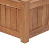 vidaXL Raised Bed Natural Teak