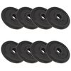 vidaXL Weight Plates 8 pcs 8x5.5 lb Cast Iron