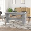 vidaXL Dining Table Grey Sonoma Engineered Wood Large Durable
