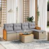 vidaXL Garden Sofa Set Mix Beige