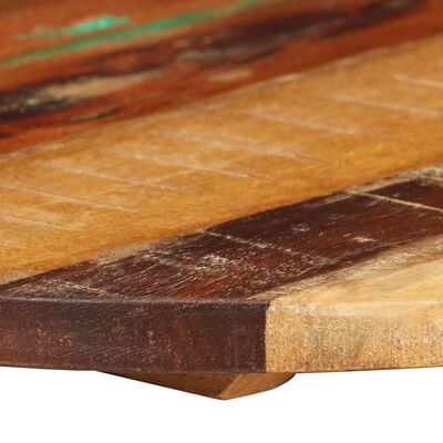 vidaXL Table Top Ø19.7"x(0.59"-0.63") Solid Reclaimed Wood