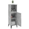 vidaXL Bathroom Cabinet Concrete Grey Engineered Wood, Metal Medium