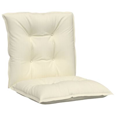vidaXL Garden Chair Cushions 2 pcs Cream 39.4"x19.7"x2.8"