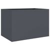 vidaXL Planter Anthracite Cold-rolled steel 24.4 x 15.7 x 15.4 in