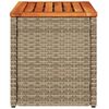 vidaXL Garden Side Table Beige and brown