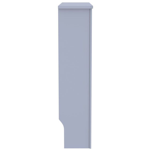 vidaXL MDF Radiator Cover Gray 30.7"
