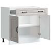 vidaXL Kitchen Base Cabinet Grey Sonoma Engineered Wood