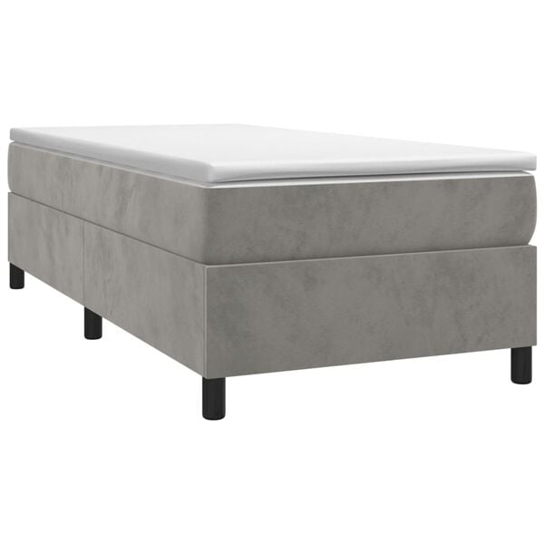 vidaXL Bed Frame Light Grey