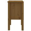 vidaXL Bedside Cabinet Set of 2 Honey brown Solid pine wood