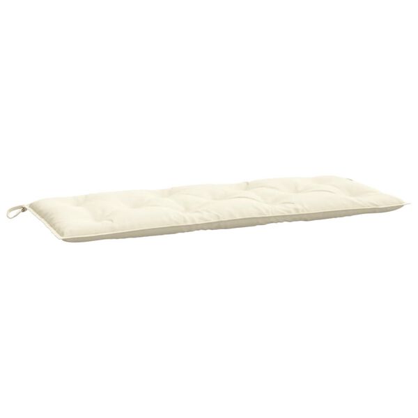 vidaXL Garden Bench Cushion Cream White Oxford fabric (100% polyester)