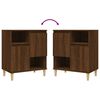 vidaXL Sideboard Brown Oak Engineered Wood Medium Sideboard