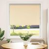 vidaXL Roller Blind Beige Polyester 45.3 x 51.2 in Adjustable Armrests