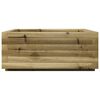 vidaXL Garden Planter Natural pine Solid pine wood Medium Durable