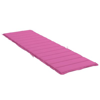 vidaXL Sun Lounger Cushion Pink Oxford Fabric