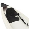 vidaXL Inflatable Kayak Black 147.6x28.3x12.2" Polyester
