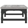 vidaXL Monitor Stand Grey Sonoma 21.7x9.1x5.5" Engineered Wood