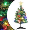 vidaXL Mini Artificial Christmas Tree Green PVC Small