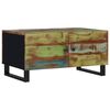vidaXL Coffee Table Multicolor Solid reclaimed wood 31.5x19.7x15.7 in