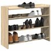 vidaXL Shoe Rack Sonoma oak Engineered wood Medium Shoe Rack
